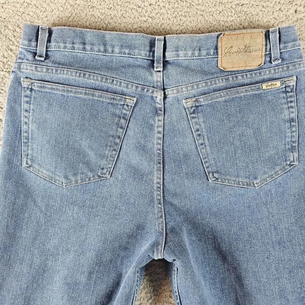 Levis Signature Jeans Mens 38x30* Denim Light Wash Classic Straight Vintage Y2K